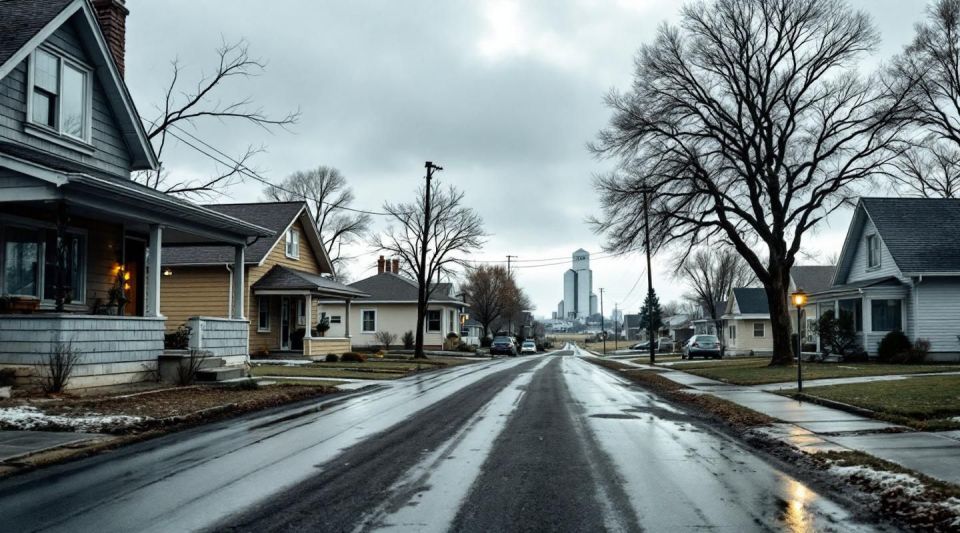 A professional restoration team arriving at a residential property near the quiet streets of Argusville, ND.
