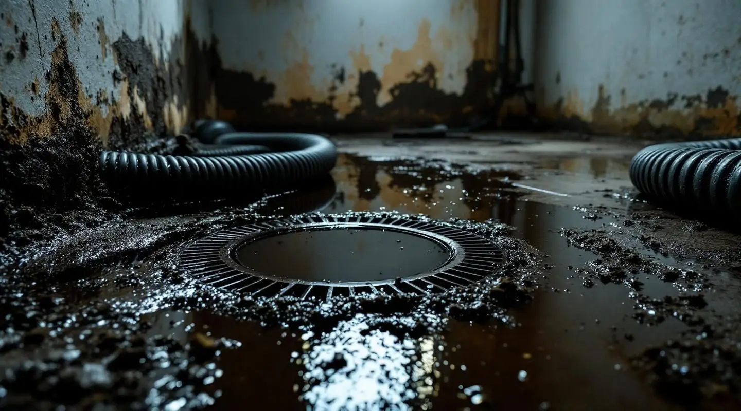 A clean and fully restored residential basement following professional sewage cleanup services.